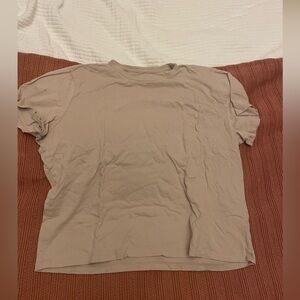 Abercrombie & Fitch Tan Short Sleeve Tee